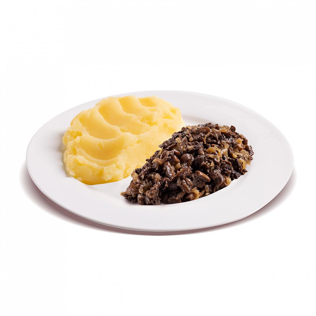 Картофельное пюре с грибами
